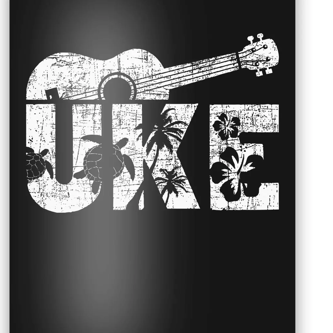 Uke Ukulele Player Ukulelist Music Guitarist Poster