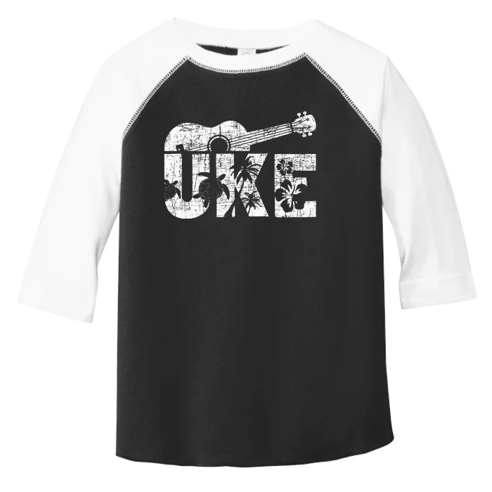 Uke Ukulele Player Ukulelist Music Guitarist Toddler Fine Jersey T-Shirt