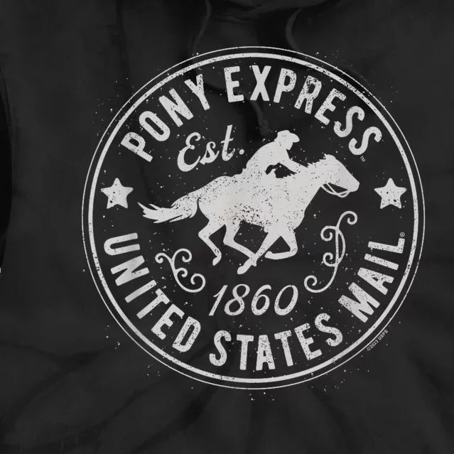 Usps Usps Pony Express Gift Tie Dye Hoodie