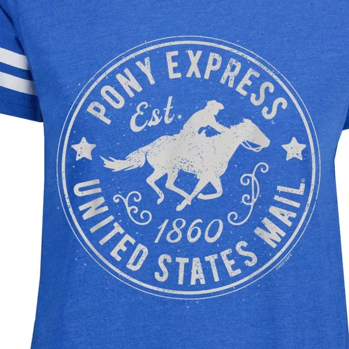 Usps Usps Pony Express Gift Enza Ladies Jersey Football T-Shirt