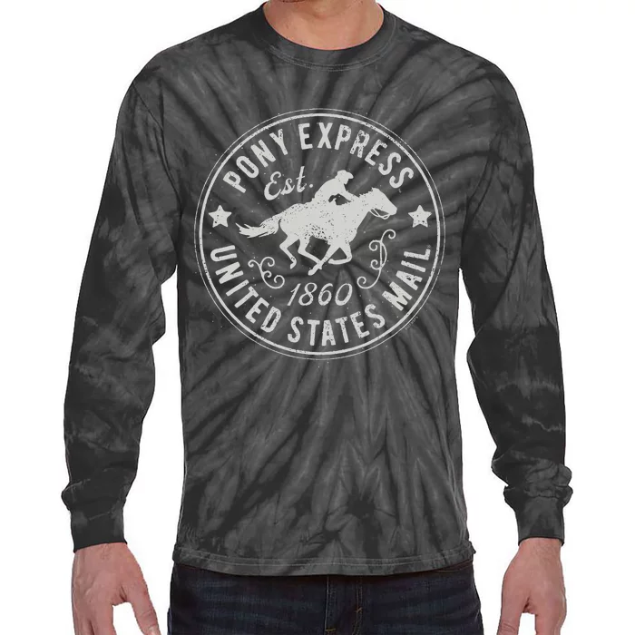 Usps Usps Pony Express Tie-Dye Long Sleeve Shirt