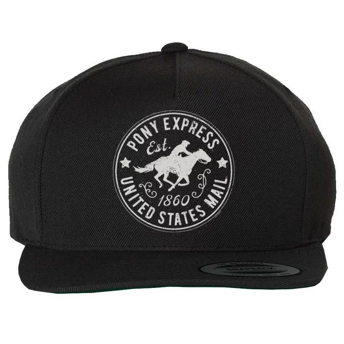 Usps Usps Pony Express Wool Snapback Cap