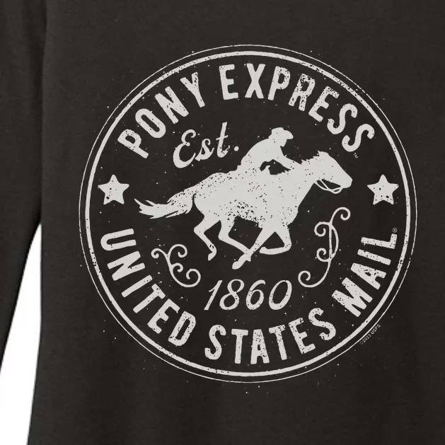 Usps Usps Pony Express Womens CVC Long Sleeve Shirt