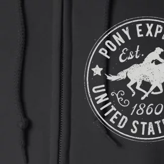 Usps Usps Pony Express Full Zip Hoodie