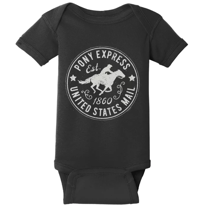 Usps Usps Pony Express Baby Bodysuit