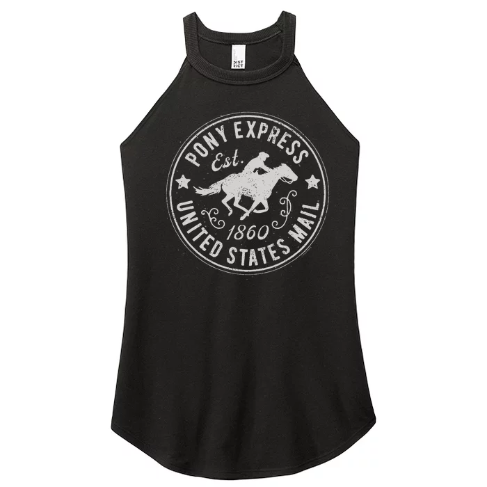 Usps Usps Pony Express Women’s Perfect Tri Rocker Tank