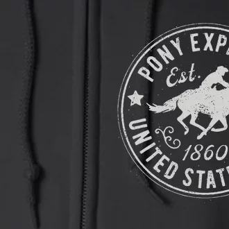 Usps Usps Pony Express Full Zip Hoodie