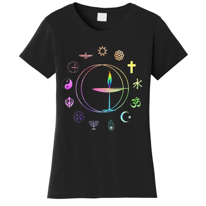 Unitarian Universalist Rainbow Uu Chalice Women's T-Shirt