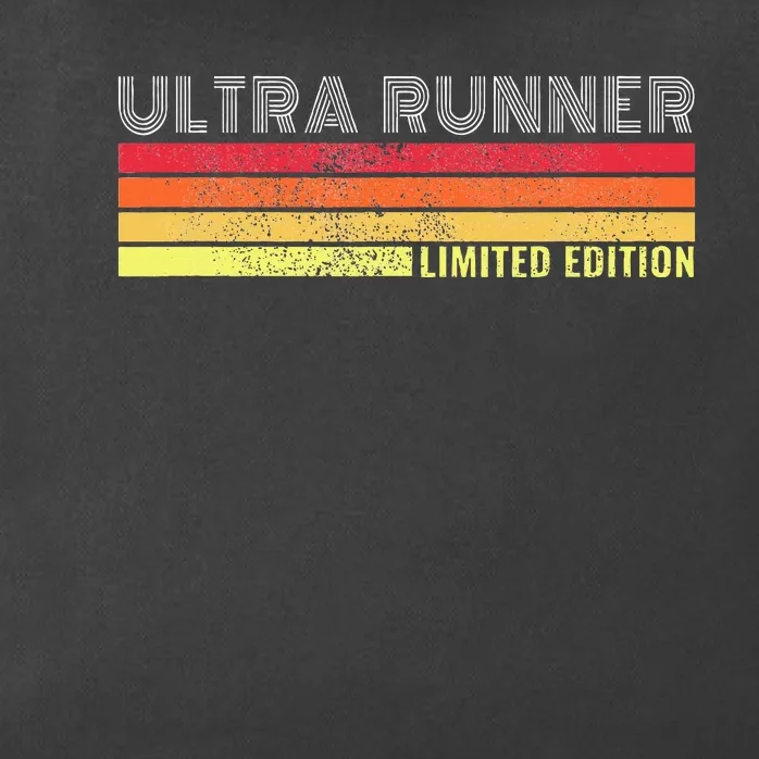 Ultramarathon Ultra Running Retro Marathon Ultra Runner Zip Tote Bag