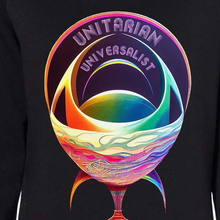 Unitarian Universalist Rainbow Uu Chalice Womens California Wash Sweatshirt