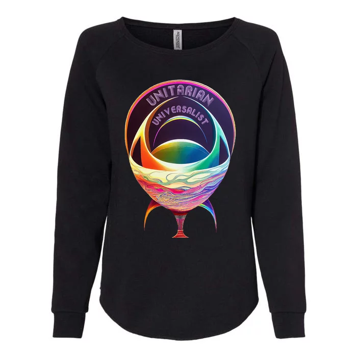 Unitarian Universalist Rainbow Uu Chalice Womens California Wash Sweatshirt