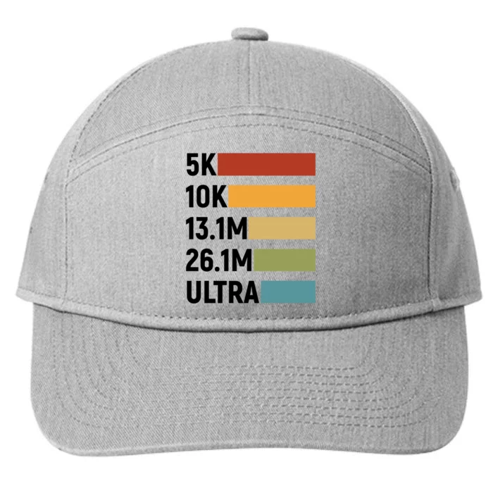 Ultramarathon Ultra Running Ultra Marathon Runner Cute Gift 7-Panel Snapback Hat