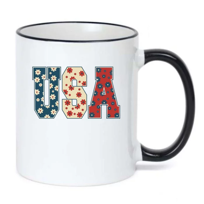 Usa Black Color Changing Mug