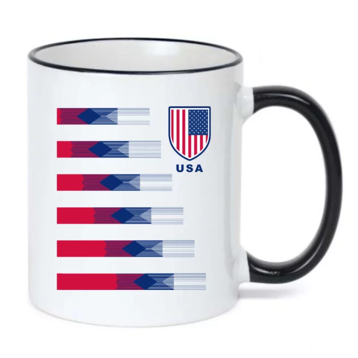 USA Soccer American Team Jersey Black Color Changing Mug