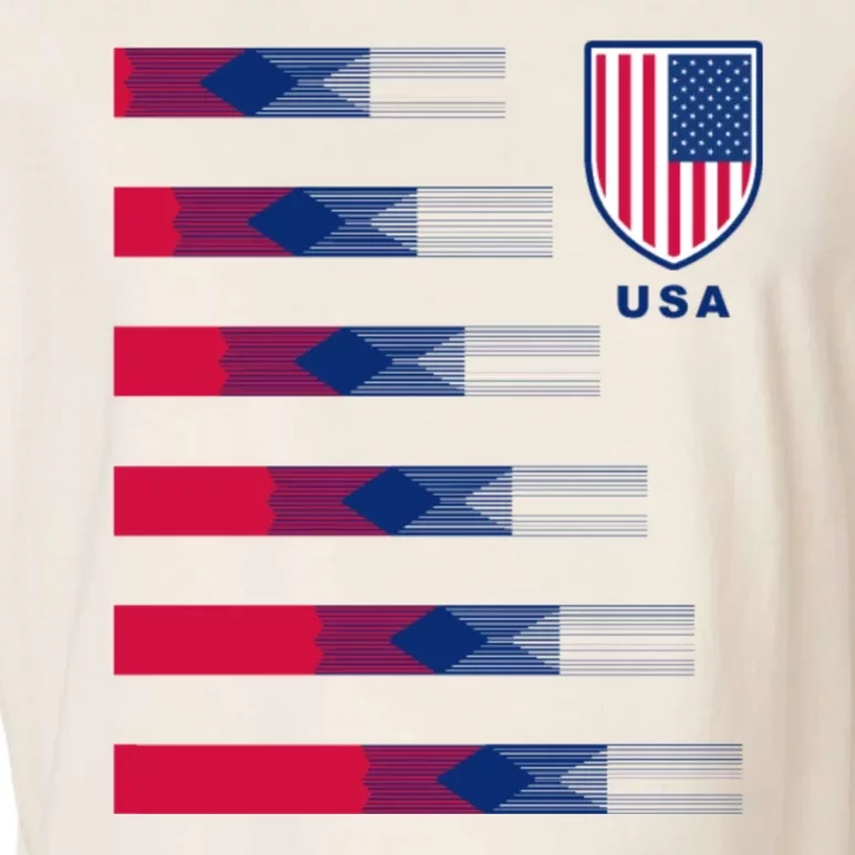 USA Soccer American Team Jersey Garment-Dyed Women's Muscle Tee