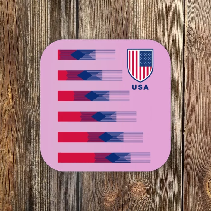 USA Soccer American Team Jersey Coaster