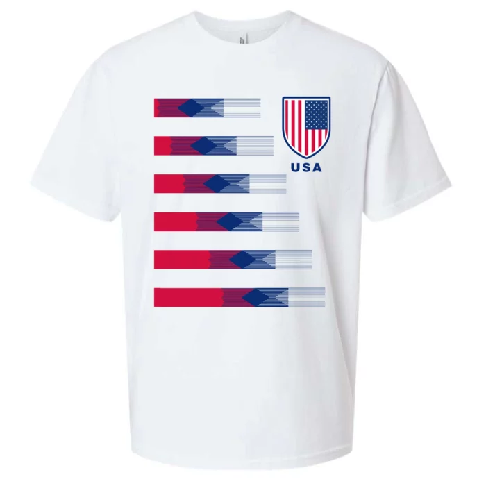 USA Soccer American Team Jersey Sueded Cloud Jersey T-Shirt