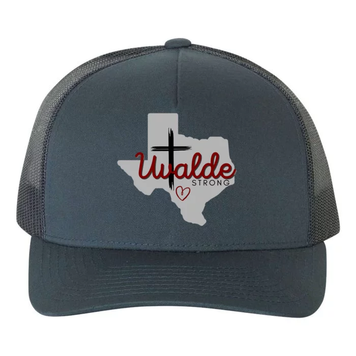 Uvalde Uvalde Strong Pray For Uvalde Yupoong Adult 5-Panel Trucker Hat