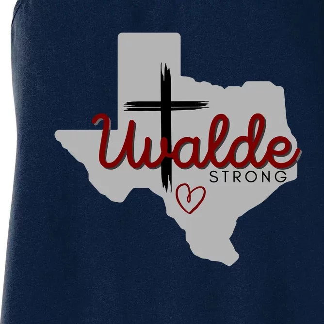 Uvalde Uvalde Strong Pray For Uvalde Women's Racerback Tank