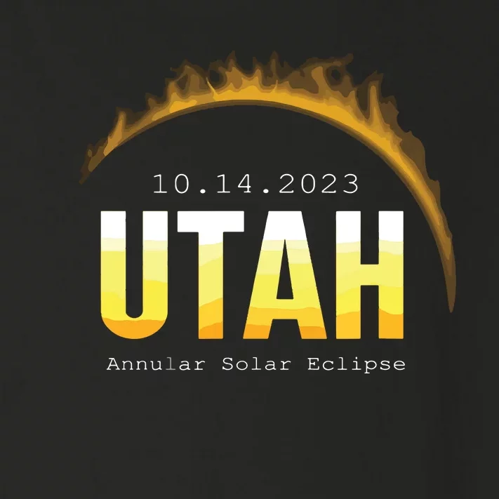 Utah Usa State Annular Solar Eclipse 14th October Toddler Long Sleeve Shirt