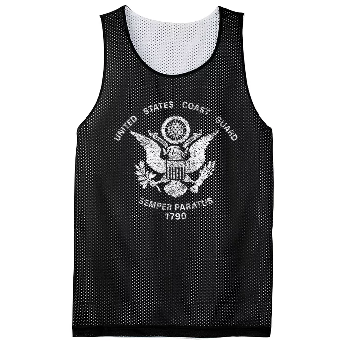 Us United States Coast Guard Uscg Eagle Flag Mesh Reversible Basketball Jersey Tank