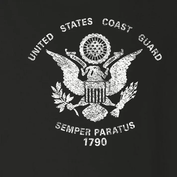 Us United States Coast Guard Uscg Eagle Flag Toddler Long Sleeve Shirt