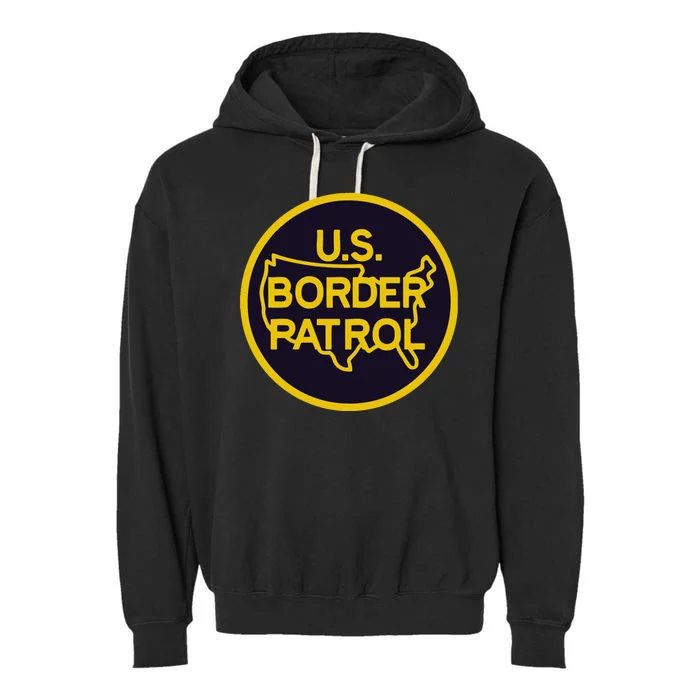 Us United States Border Patrol Garment-Dyed Fleece Hoodie