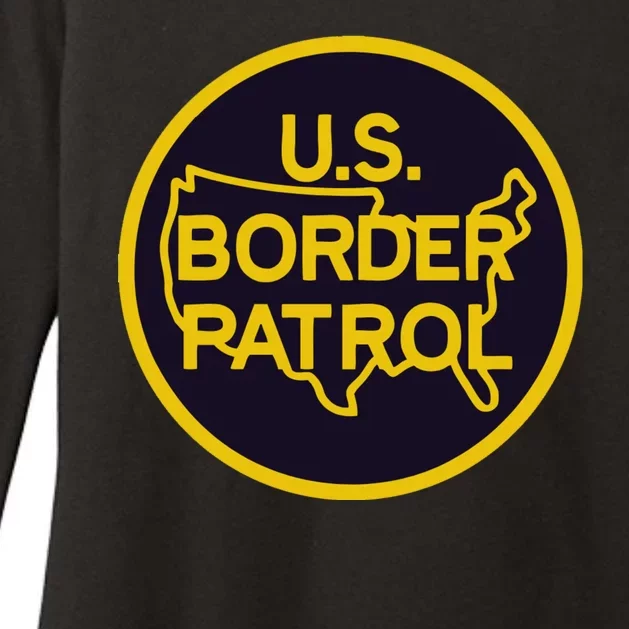 Us United States Border Patrol Womens CVC Long Sleeve Shirt