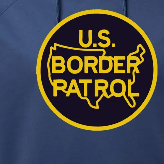 Us United States Border Patrol Performance Fleece Hoodie