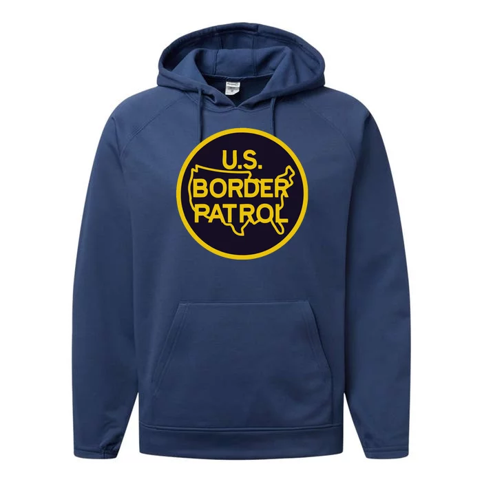 Us United States Border Patrol Performance Fleece Hoodie