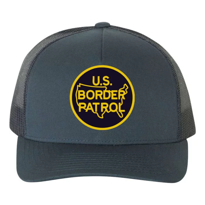 Us United States Border Patrol Yupoong Adult 5-Panel Trucker Hat