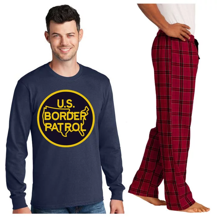 Us United States Border Patrol Long Sleeve Pajama Set