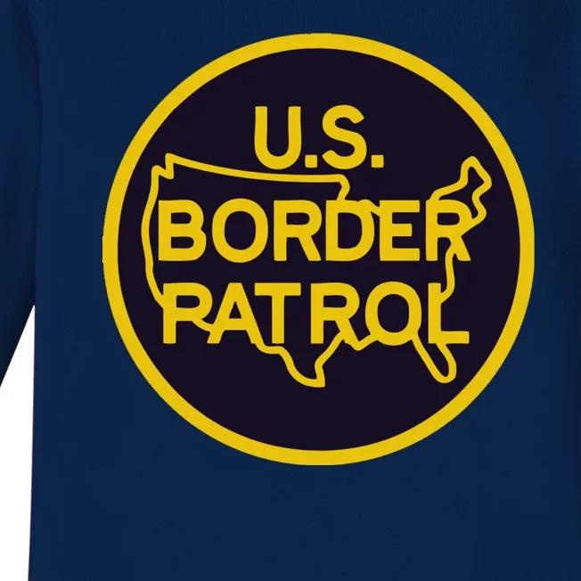 Us United States Border Patrol Baby Long Sleeve Bodysuit