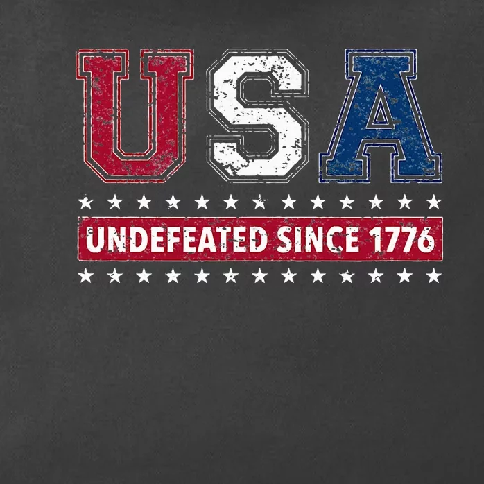 Usa Undefeated Since 1776 Zip Tote Bag