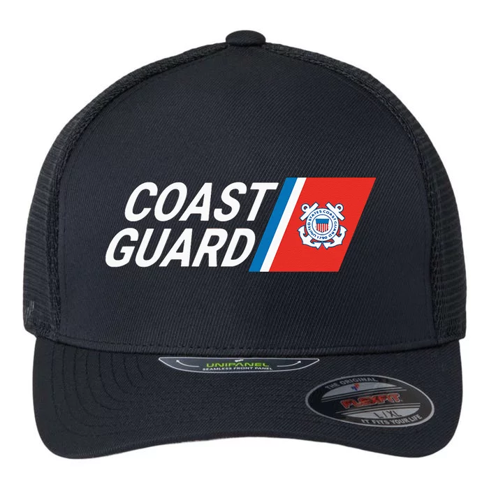 US UNITED STATES COAST GUARD USCG Flexfit Unipanel Trucker Cap