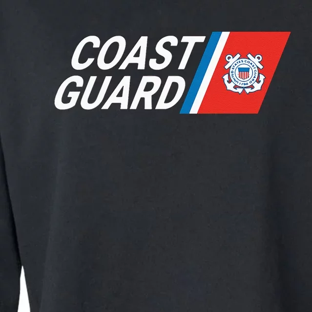 US UNITED STATES COAST GUARD USCG Cropped Pullover Crew