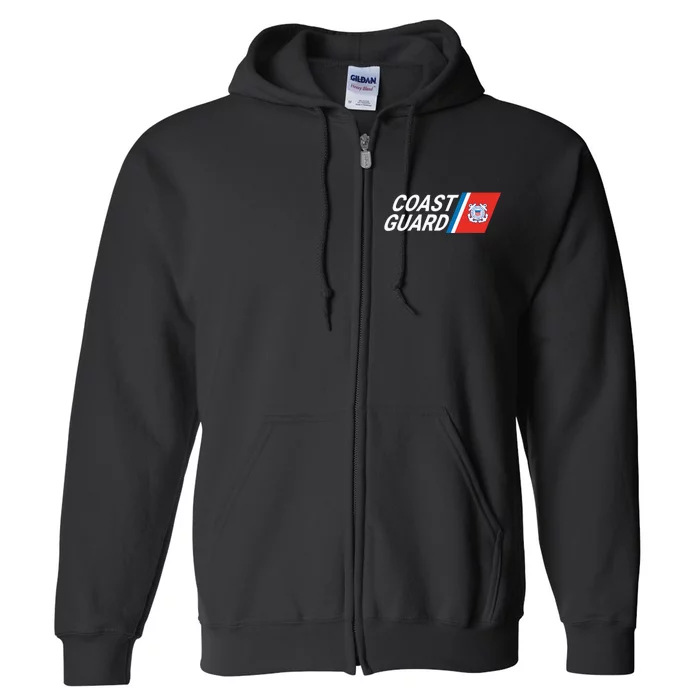 US UNITED STATES COAST GUARD USCG Full Zip Hoodie