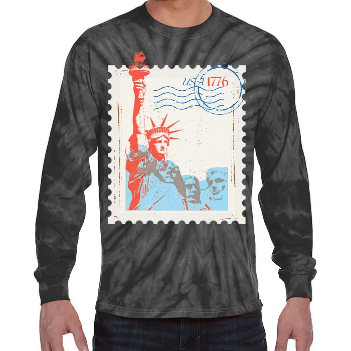 Usa Tie-Dye Long Sleeve Shirt