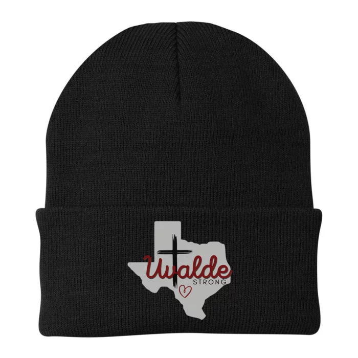 Uvalde Uvalde Strong Pray For Uvalde Knit Cap Winter Beanie