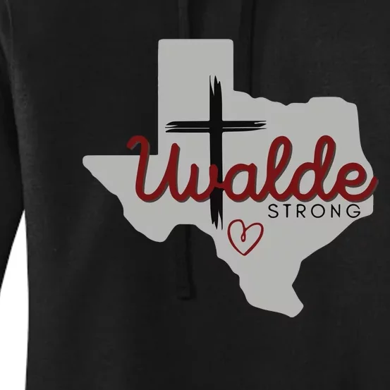 Uvalde Uvalde Strong Pray For Uvalde Women's Pullover Hoodie