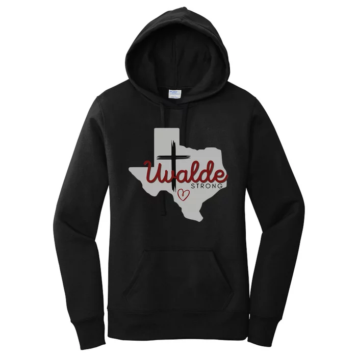 Uvalde Uvalde Strong Pray For Uvalde Women's Pullover Hoodie