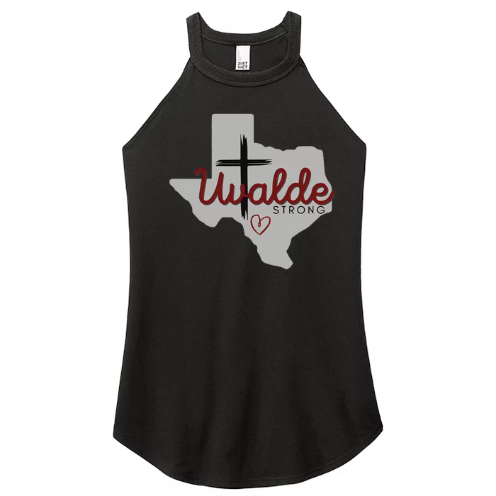 Uvalde Uvalde Strong Pray For Uvalde Women’s Perfect Tri Rocker Tank