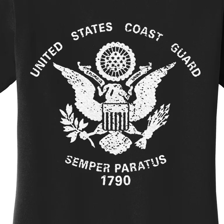 Us United States Coast Guard Uscg Eagle Flag Women's T-Shirt