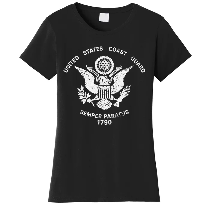 Us United States Coast Guard Uscg Eagle Flag Women's T-Shirt