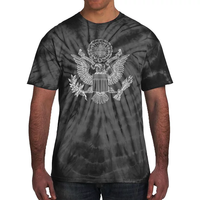 Usa United States Eagle Symbol American Arms Seal Tie-Dye T-Shirt