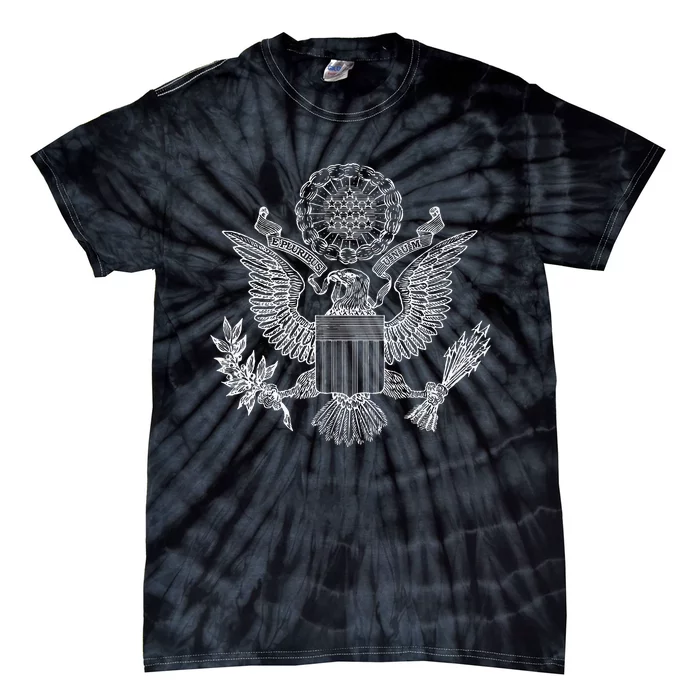 Usa United States Eagle Symbol American Arms Seal Tie-Dye T-Shirt