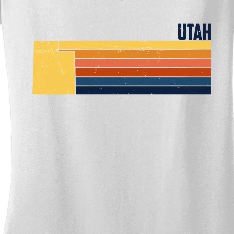 Retro Vintage Utah Women's V-Neck T-Shirt