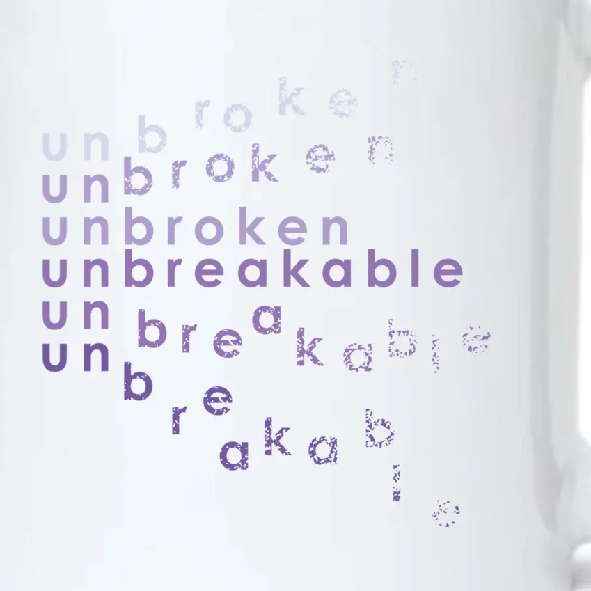 Unbroken Unbreakable Unbreakable Warrior Collection (Ltd) Great Gift Black Color Changing Mug