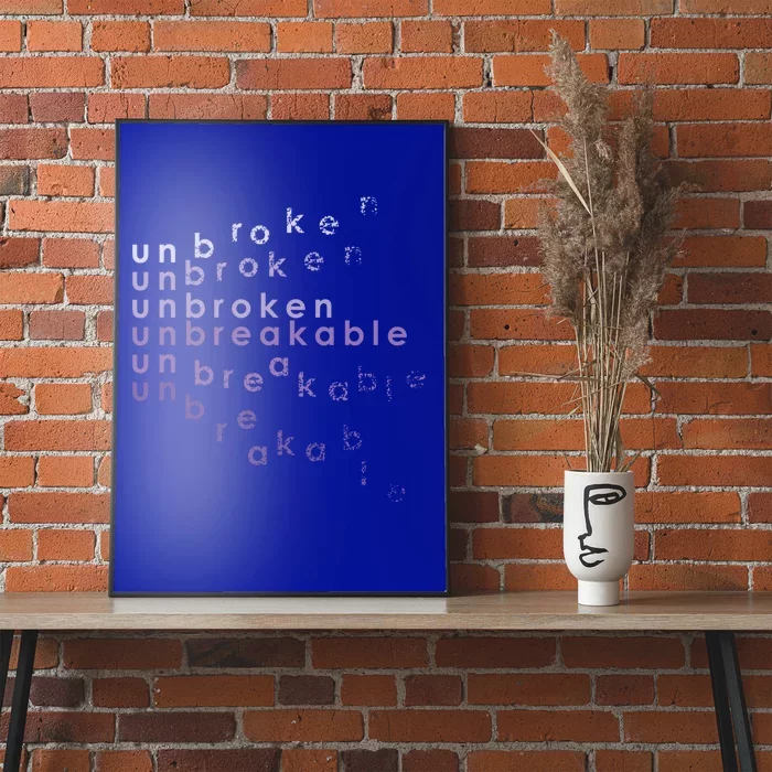 Unbroken Unbreakable Unbreakable Warrior Collection (Ltd) Great Gift Poster