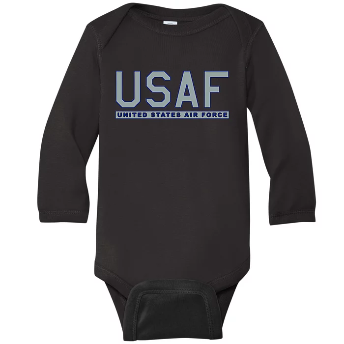 Usaf Us United States Baby Long Sleeve Bodysuit